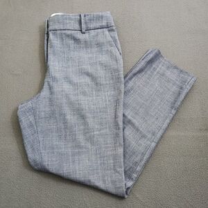 Talbots Women 10 Blue High Rise Hampshire Ankle Dress Pants